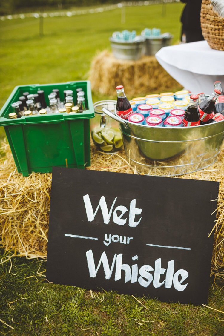 Drinks Bar Self Service Buckets Relaxed Country Tipi Yellow Wedding Hampshire https://photography34.co.uk/