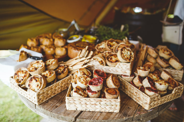 Picnic Buffet Food Relaxed Country Tipi Yellow Wedding Hampshire https://photography34.co.uk/