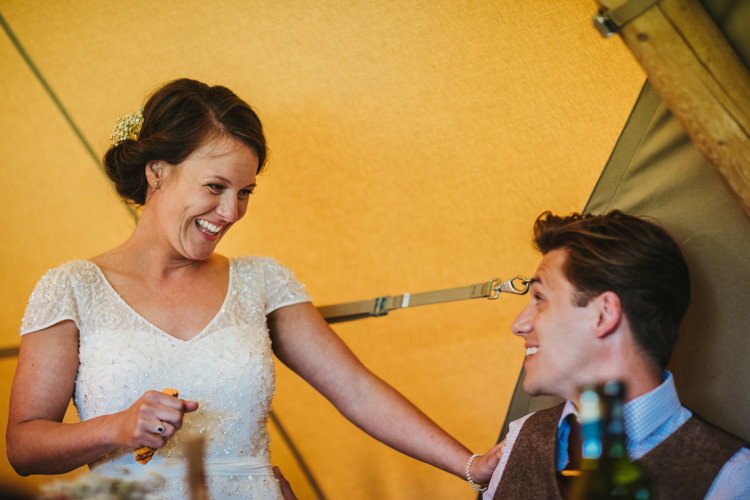 Relaxed Country Tipi Yellow Wedding Hampshire https://photography34.co.uk/