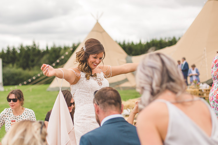 Colourful Outdoor Tipi Farm Wedding https://kirstymackenziephotography.co.uk/