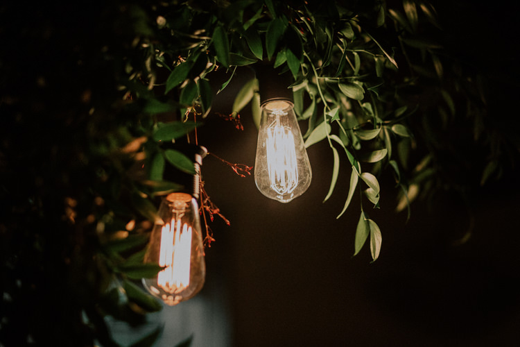 Festoon Lighting Lights Edison Moody Jewel Tone Velvet Wedding Ideas Sanctum On The Green http://www.kategrayphotography.com/