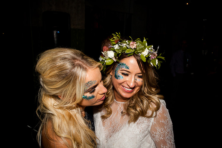 Glitter Make Up Bride Bridal 195 Piccadilly BAFTA London Wedding Matt Parry Photography