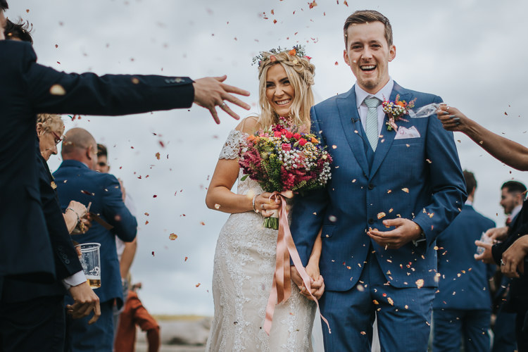 Confetti Angrove Park Tipi Wedding Yorkshire Bloom Weddings