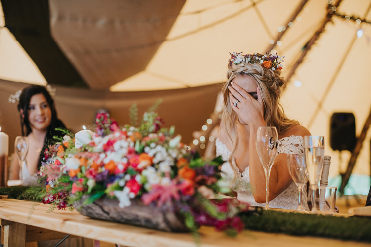 Angrove Park Tipi Wedding Yorkshire Bloom Weddings