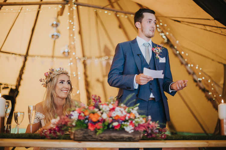 Angrove Park Tipi Wedding Yorkshire Bloom Weddings