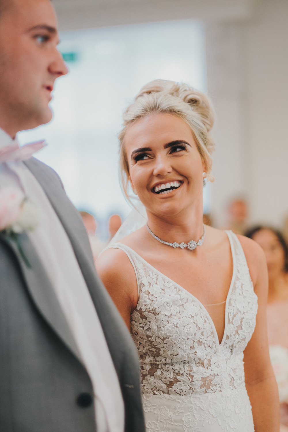 Ceremony Aisle Bride Groom Vows Classic Traditional Elegant | Ashfield House Wedding Kate McCarthy Photography