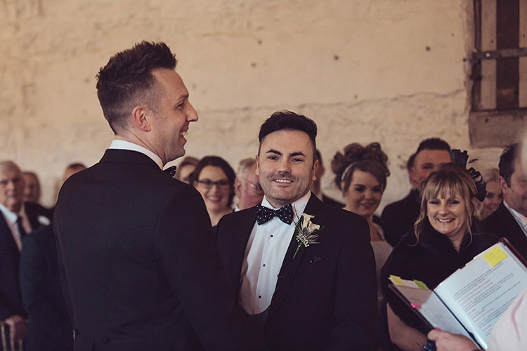 Groom Bow Tie Waistcoat Tails Magical Wonderland Askham Hall Wedding Winter Tiree Dawson Photography