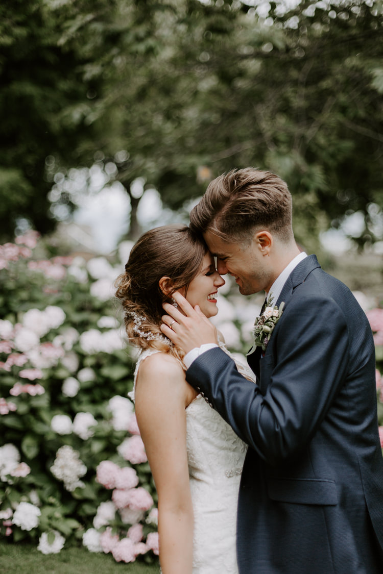 Hair Bride Bridal Pony Tail Style Plait Braid Botanical Summer Garden Wedding Nottingham Grace Elizabeth Photo & Film