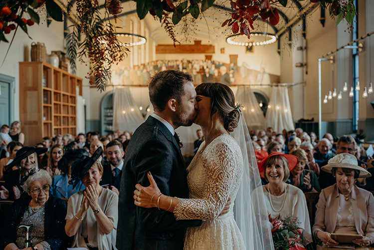Carnegie Courthouse Wedding Village Hall Scotland Steven Gallagher Photography