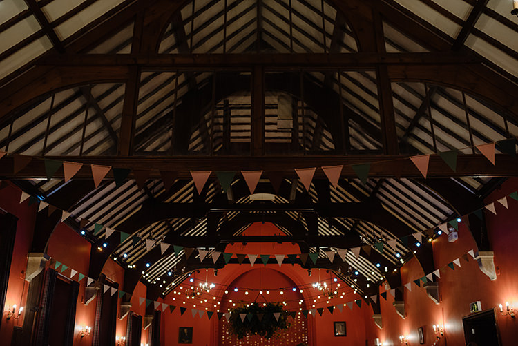 Festoon Light Lighting Decor Bunting Carnegie Courthouse Wedding Village Hall Scotland Steven Gallagher Photography