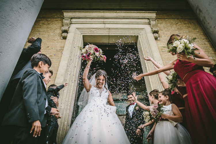 Confetti Eclectic Asylum Wedding London Rusted Rose Photography
