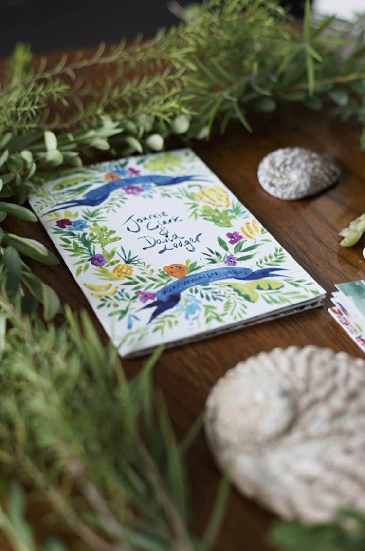Outdoor Destination Luxury Adventure Ubud Handpainted Floral Stationery | Whimsical Exotic Tropical Jungle Wedding Bali http://www.cecilephotographybali.com/