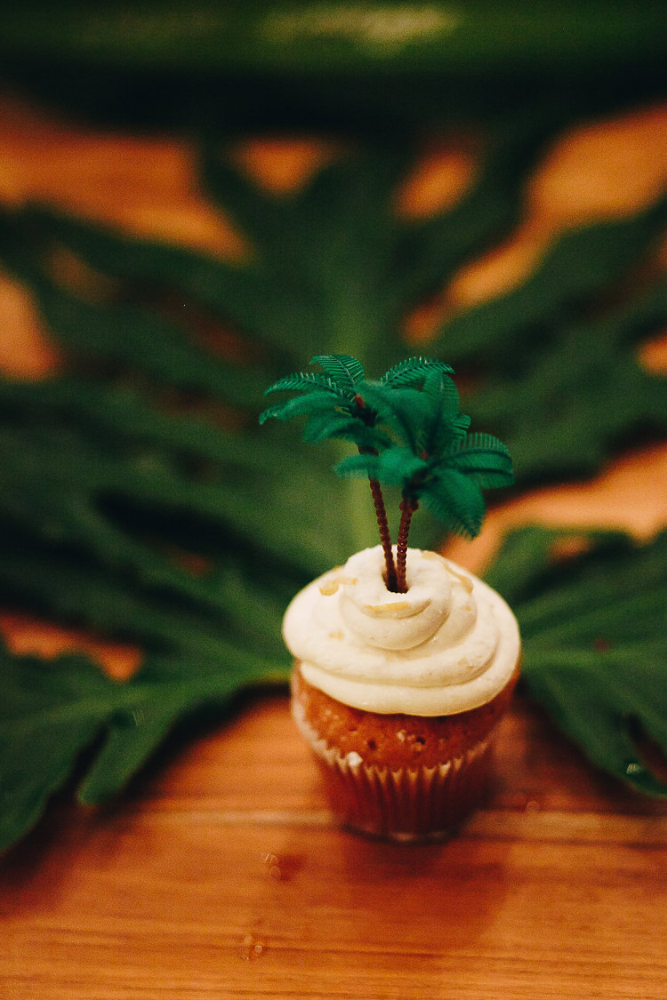 Outdoor Destination Luxury Adventure Ubud Colorful Tropical Flower Palm Tree Cupcake | Whimsical Exotic Tropical Jungle Wedding Bali http://www.cecilephotographybali.com/