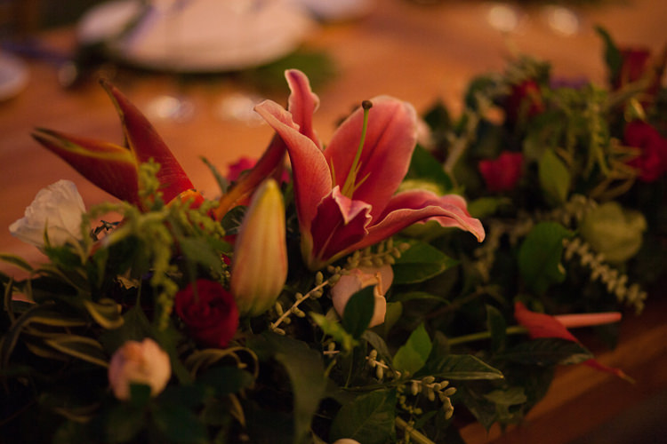 Outdoor Destination Luxury Adventure Ubud Ceremony Colorful Tropical Bouquet Flowers | Whimsical Exotic Tropical Jungle Wedding Bali http://www.cecilephotographybali.com/