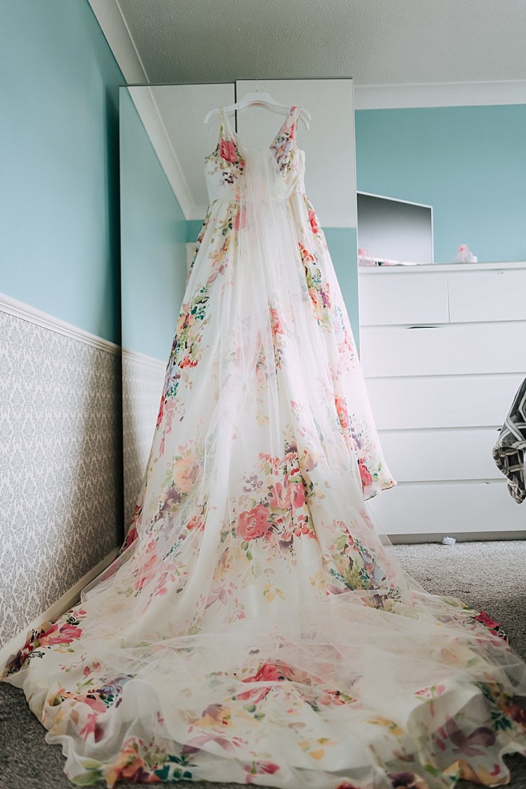 Untamed Love Charlotte Balbier Floral Wedding Dress Gown Bride Bridal Train Tipi Alfred and Co Photography
