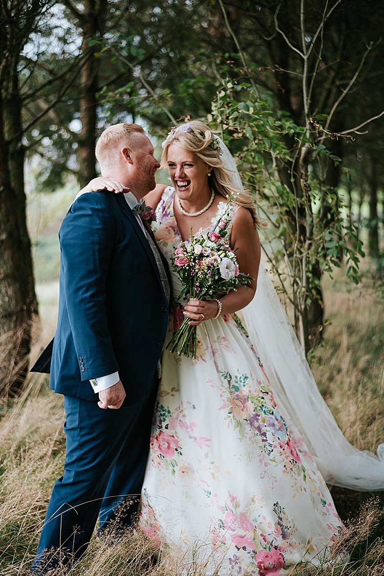 Untamed Love Charlotte Balbier Floral Wedding Dress Gown Bride Bridal Train Floral Wedding Dress Tipi Alfred and Co Photography