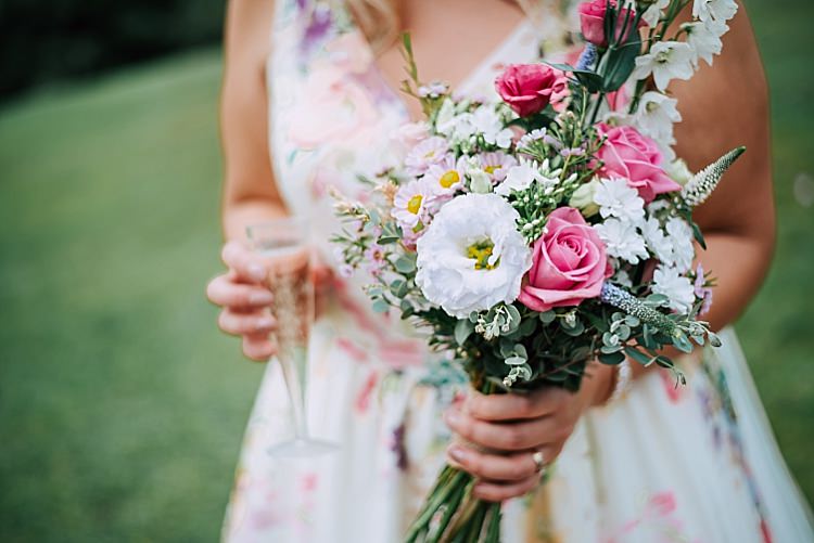 Bouquet Flowers Bride Bridal Fresia Rose Stock Wax Bride Bridal Pastel Floral Wedding Dress Tipi Alfred and Co Photography