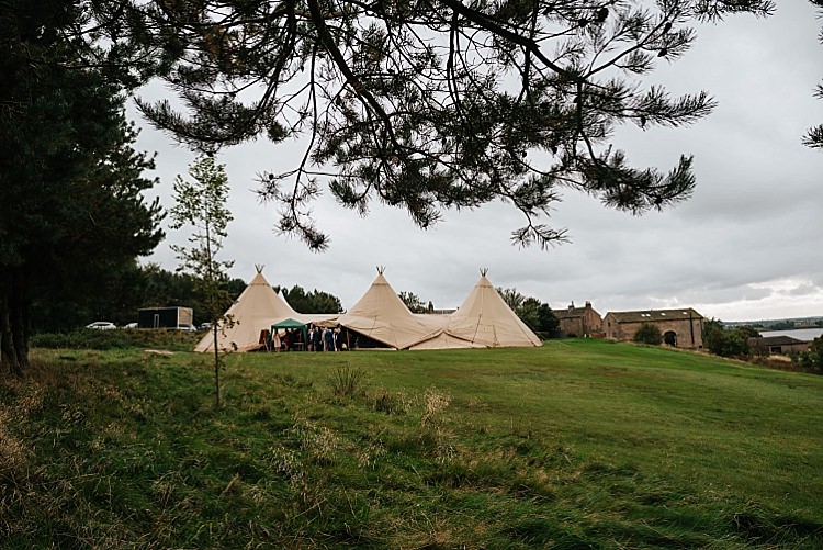 Floral Wedding Dress Tipi Alfred and Co Photography