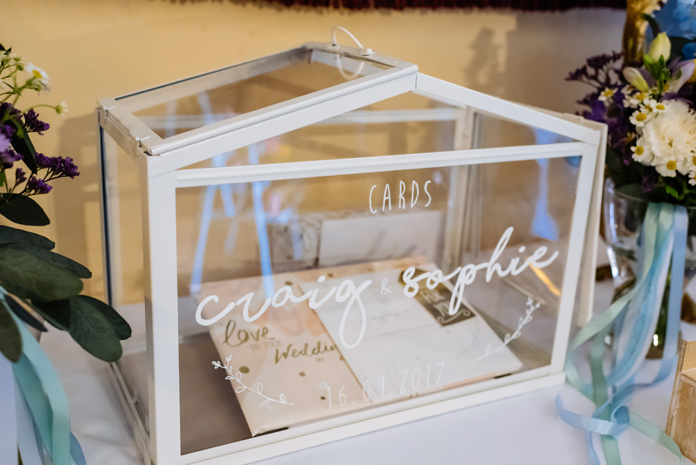 Cards Box Glass Calligraphy Laid Back Harry Potter Wedding Daffodil Waves Photography