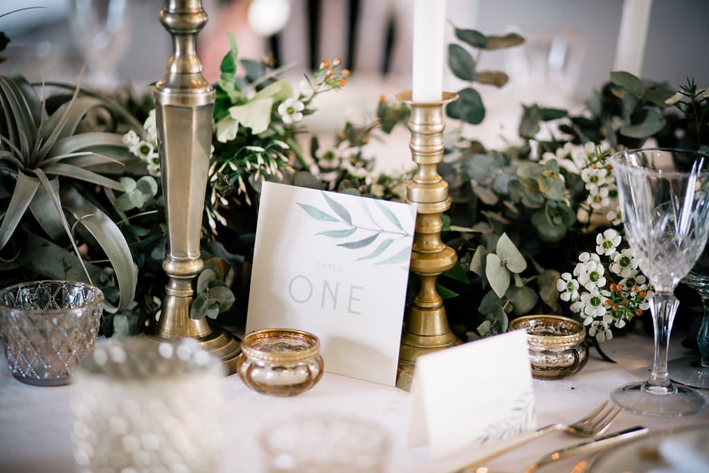 Botanical Stationery Lapstone Barn Wedding Ideas Cotswolds Katie Hamilton Photography