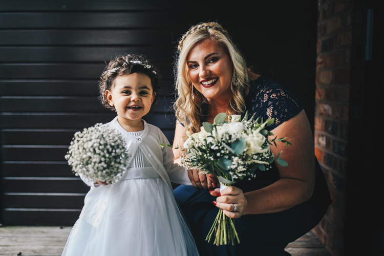 Flower Girl Bridesmaid Flowers Bouquets Stylish Minimalist Moddershall Oaks Wedding Winnington & Coe Photography