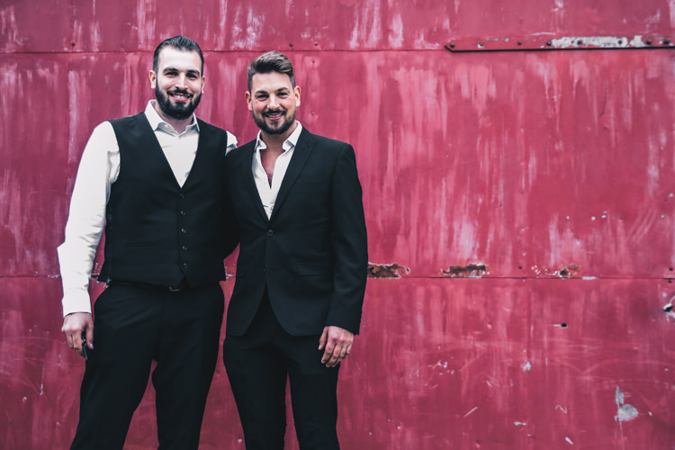Groom Jacket Open Collar Stylish Minimalist Moddershall Oaks Wedding Winnington & Coe Photography