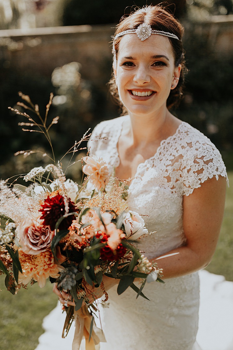 Bride Bridal Make Up Forehead Accessory Band North Hidden Barn Wedding Autumn Jen Marino Photography