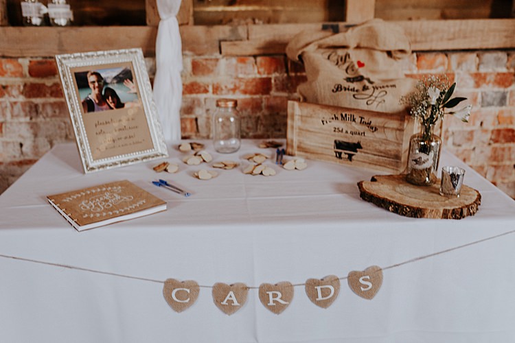 Card Table Box North Hidden Barn Wedding Autumn Jen Marino Photography