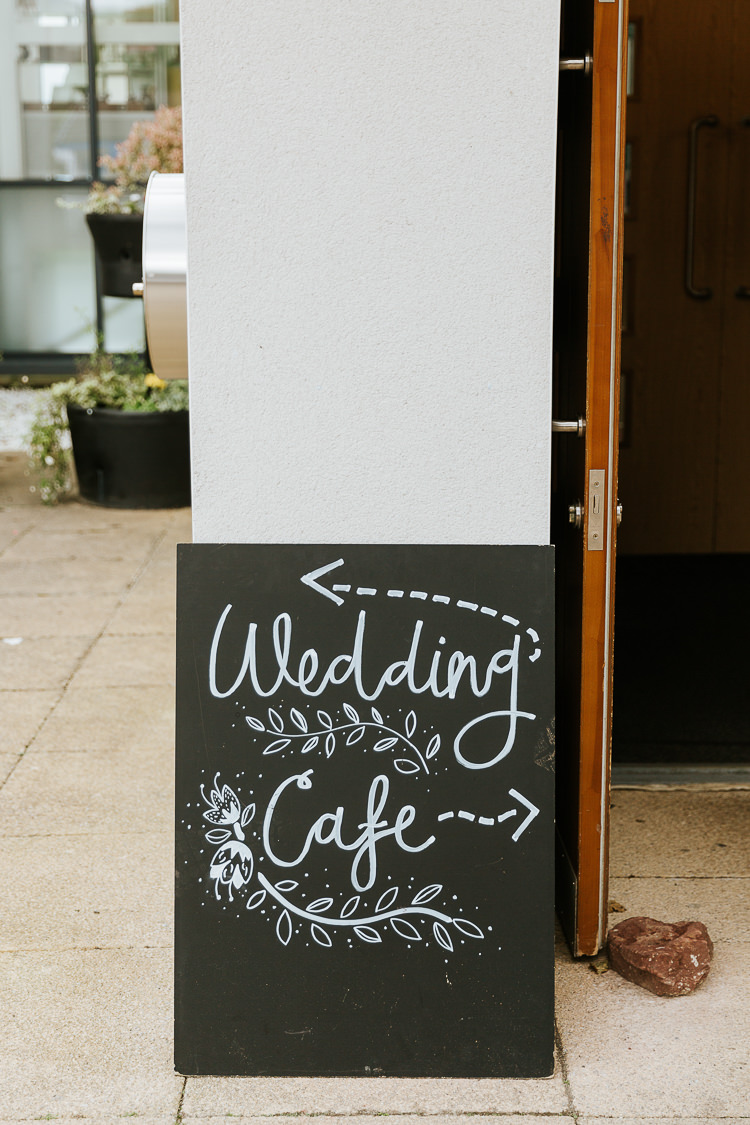 Chalk Board Black Calligraphy Sign Pretty Pastel Floral Village Hall Wedding Struve Photography
