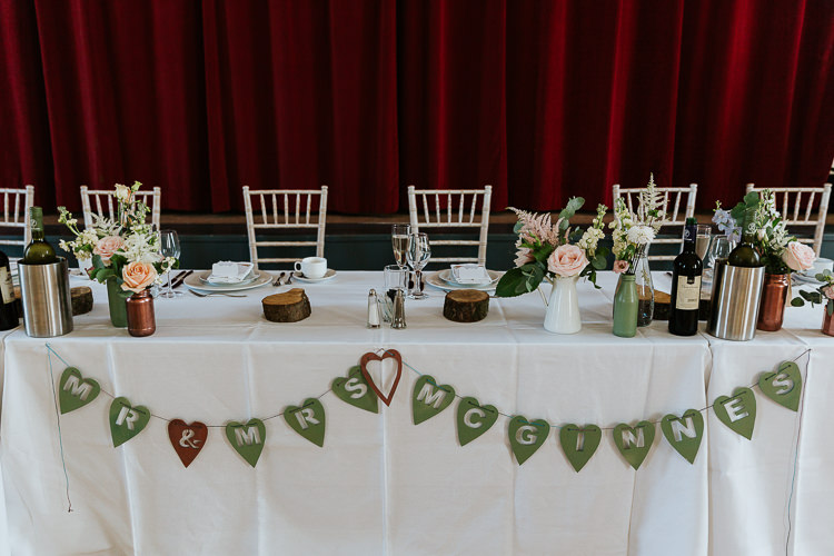 Pretty Pastel Floral Village Hall Wedding Struve Photography