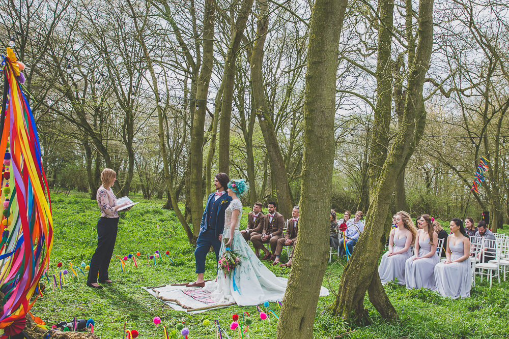 Rainbow Alternative Woodland Wedding Ideas Nicki Shea Photography