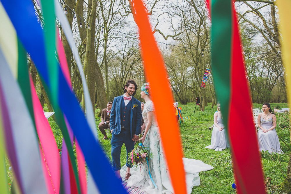 Rainbow Alternative Woodland Wedding Ideas Nicki Shea Photography