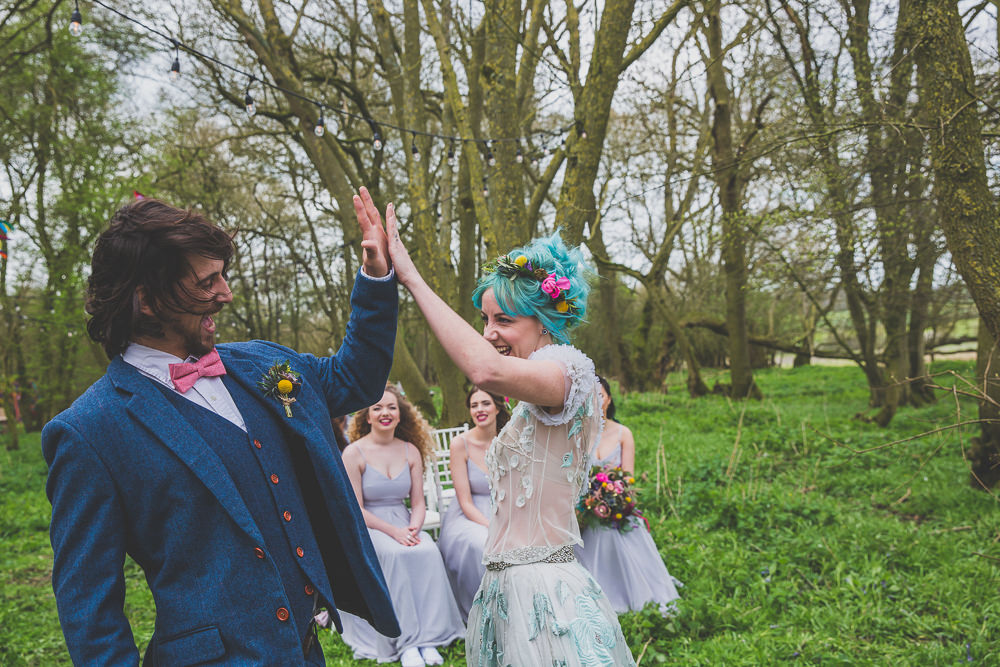 Rainbow Alternative Woodland Wedding Ideas Nicki Shea Photography