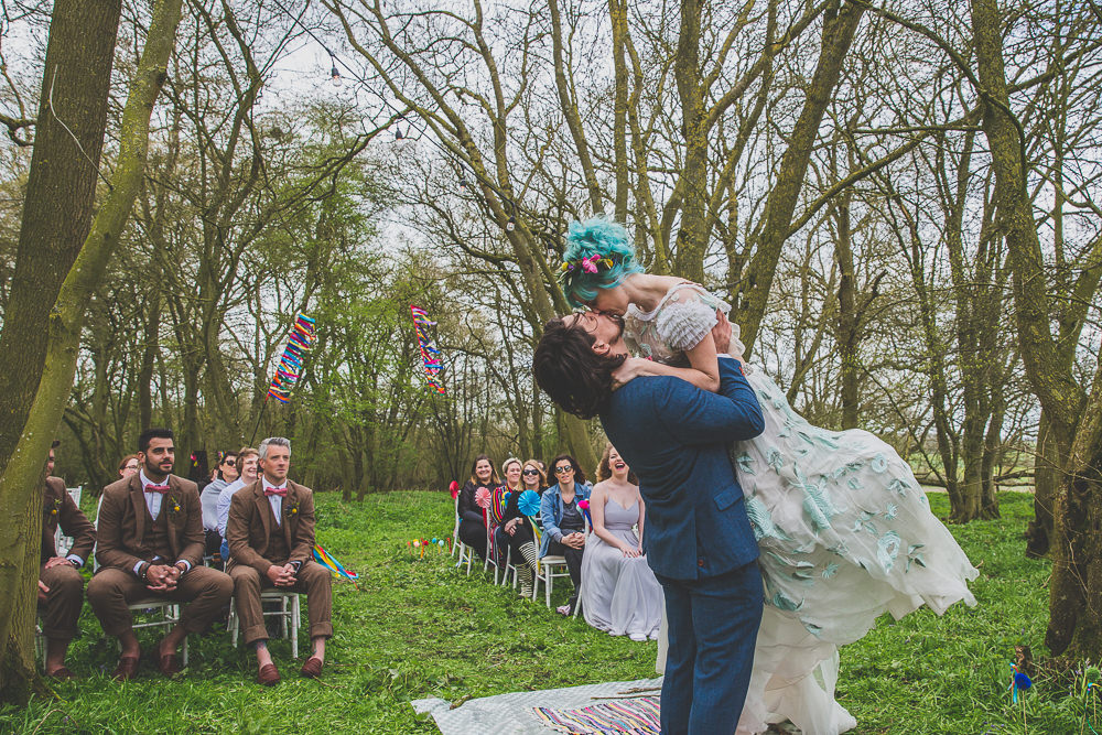 Rainbow Alternative Woodland Wedding Ideas Nicki Shea Photography