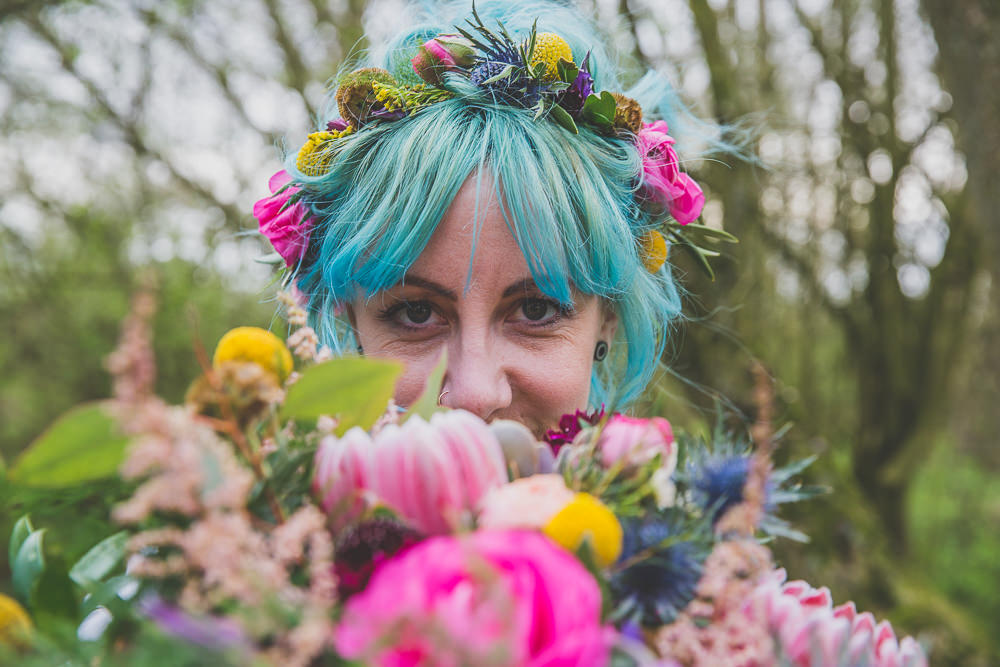 Rainbow Alternative Woodland Wedding Ideas Nicki Shea Photography