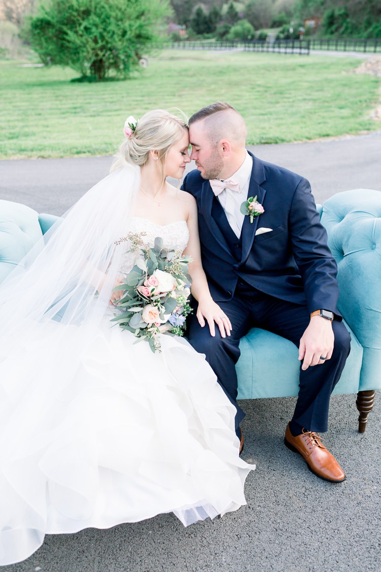 Romantic Spring Pastel Farm Wedding Ashley Spangler Photography