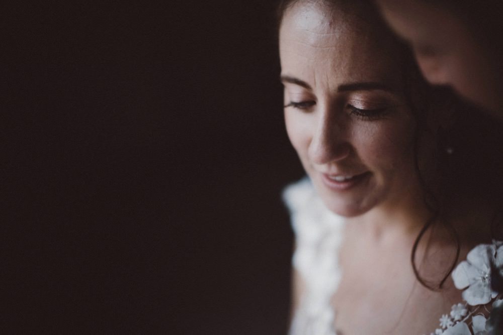 Bride Bridal Make Up The Green Cornwall Wedding Ben Selway Photography
