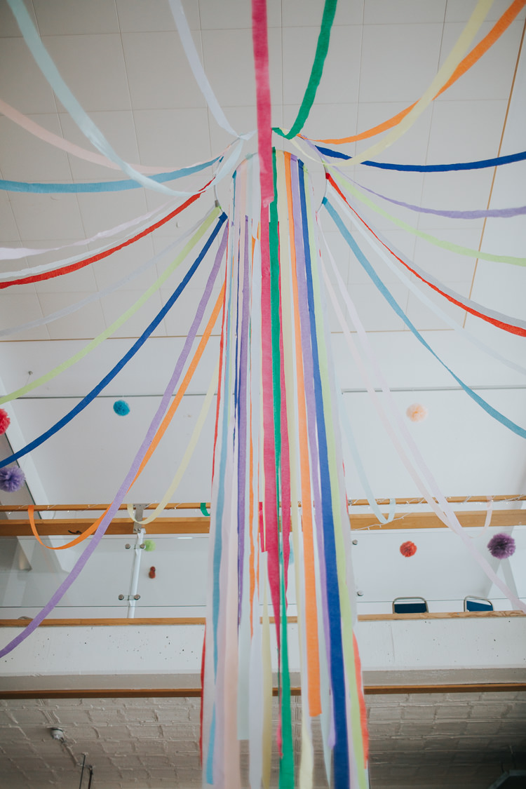Crepe Paper Streamers The Workstation Cinema Colourful Wedding Bloom Weddings