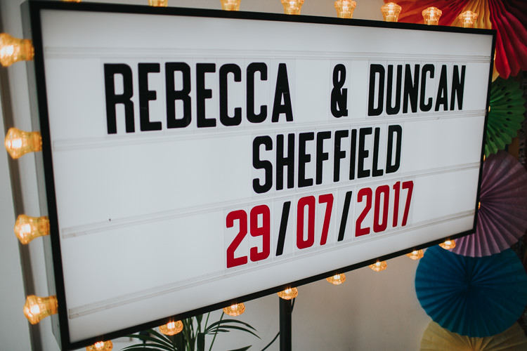 Cinema Light Up Sign The Workstation Cinema Colourful Wedding Bloom Weddings