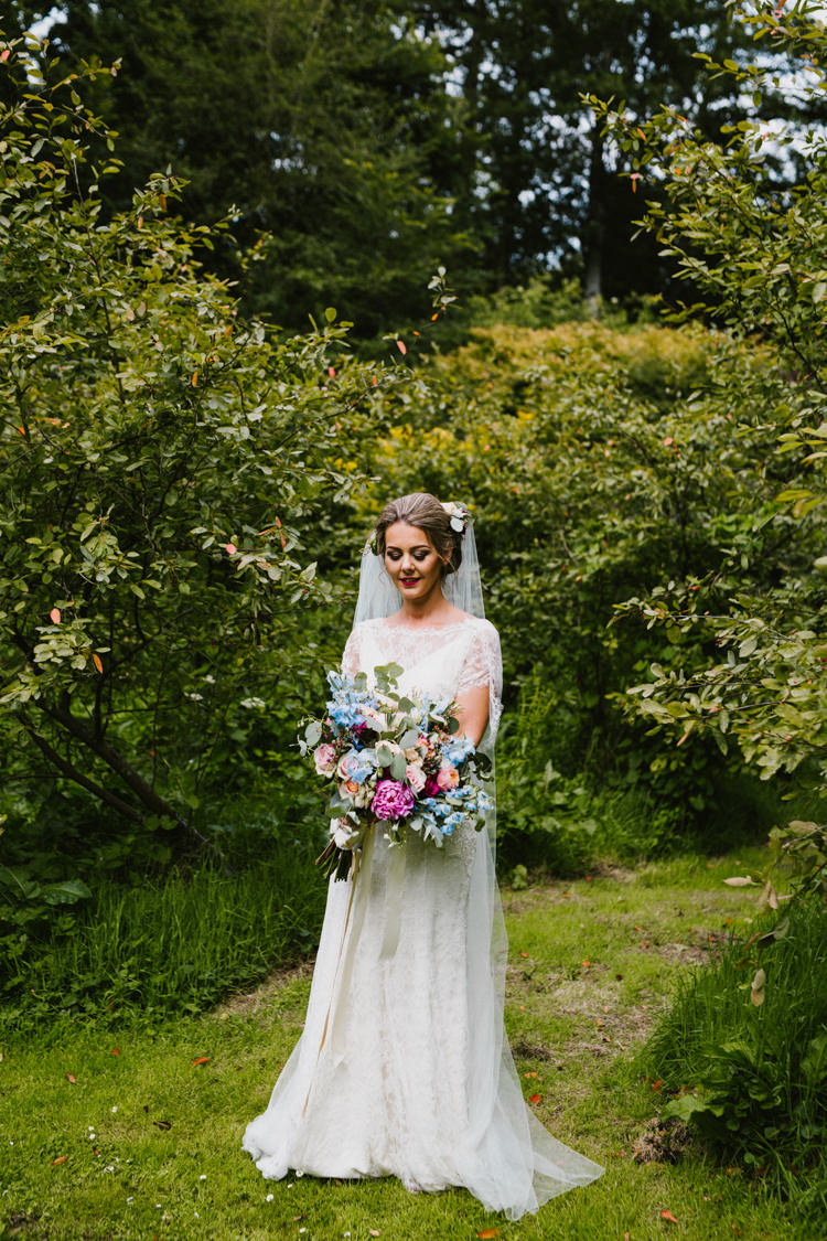 Jenny Packham Venetia Dress Gown Bride Bridal Larchfield Estate Wedding Honey and the Moon Photography
