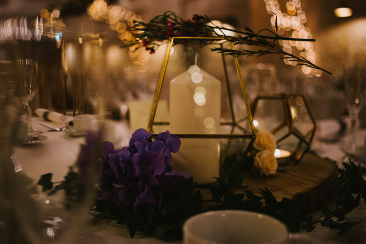 Terrarium Candles Flowers Decor Larchfield Estate Wedding Honey and the Moon Photography