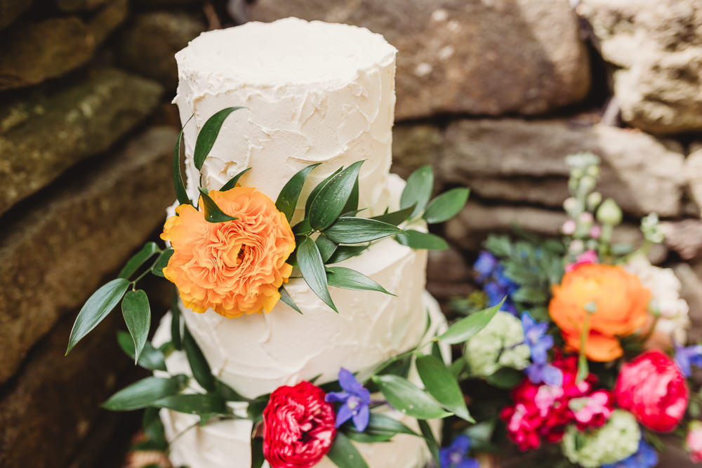 Rustic Buttercream Cake Flowers Greenery Log Stand Arnos Vale Weddings Ideas When Charlie Met Hannah Photography