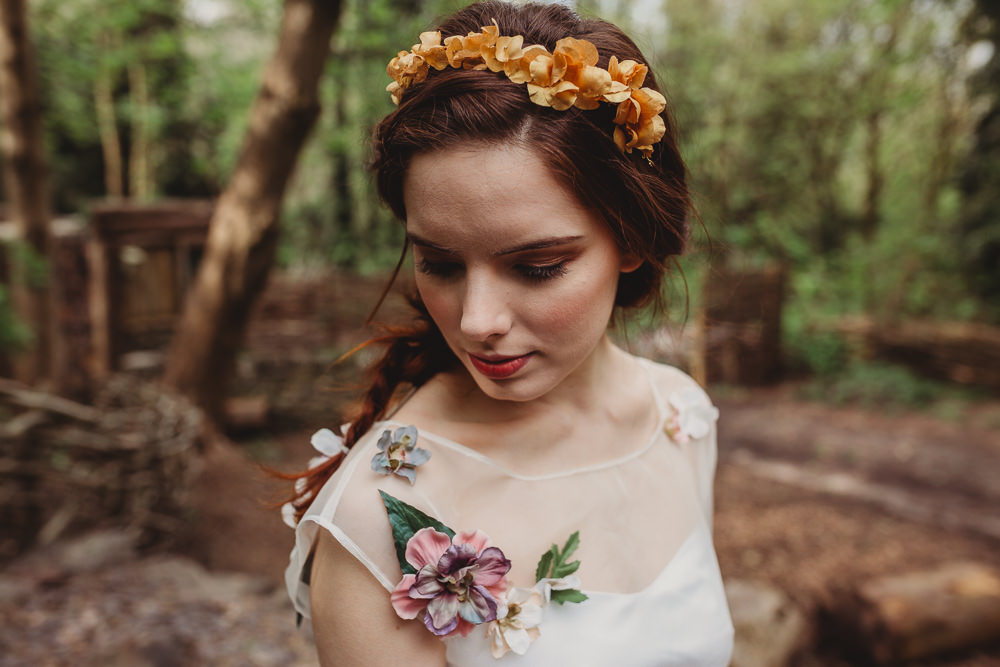 Bride Bridal Headdress Crown Tiara Flowers Arnos Vale Weddings Ideas When Charlie Met Hannah Photography