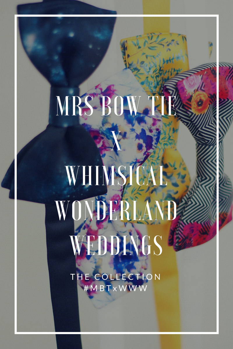 Mrs Bow Tie Whimsical Wonderland Weddings Accessories Grooms Groomsmen Style