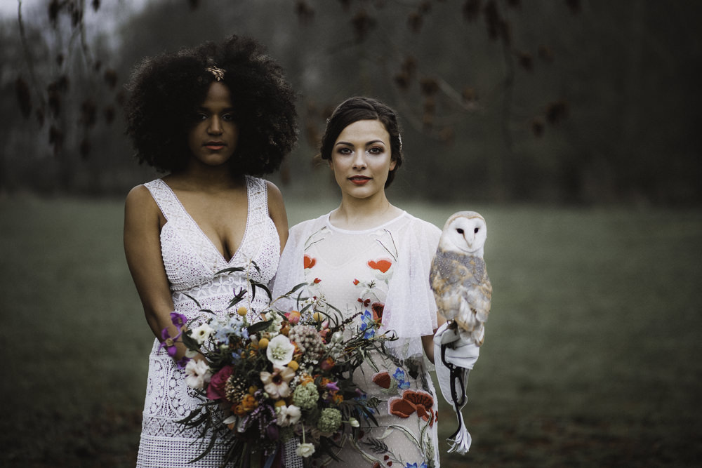 Owl Colourful Boho Festival Wedding Ideas Ella Violet Photography