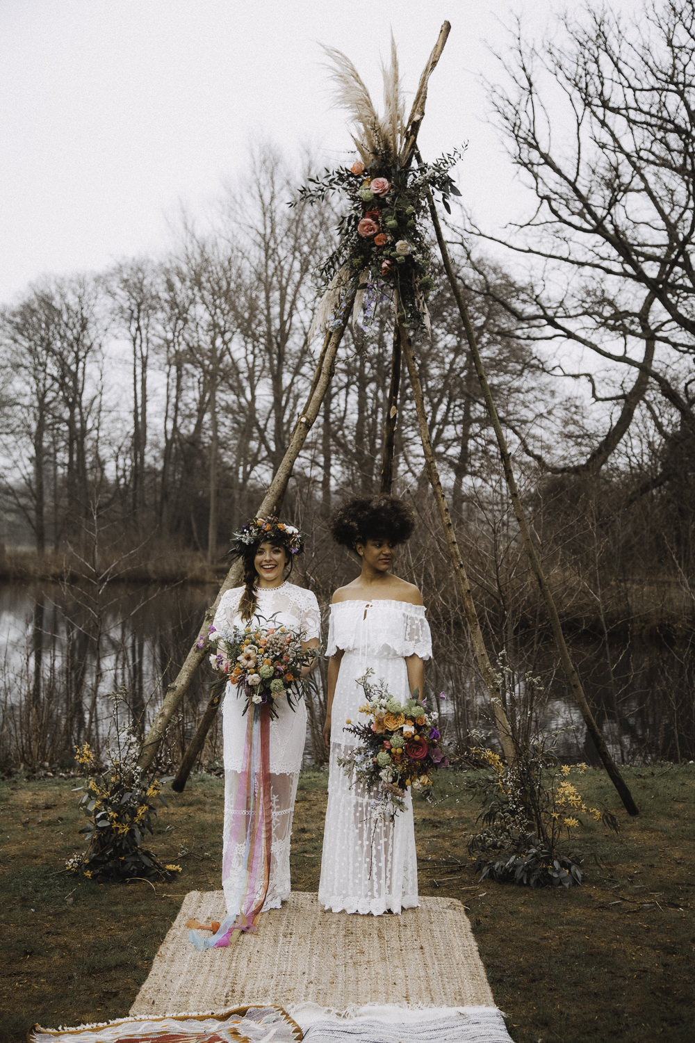 Colourful Boho Festival Wedding Ideas Ella Violet Photography