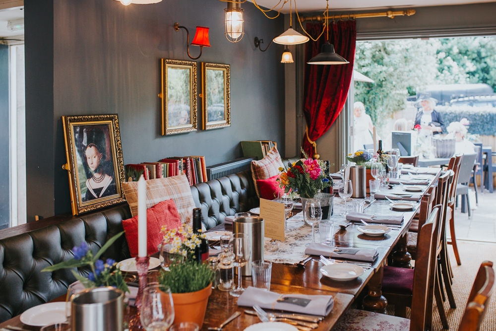 Colourful Bright Summer Pub Wedding Charlotte Razzell Photography