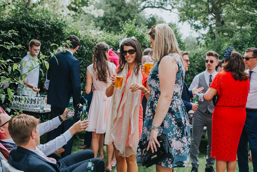 Colourful Bright Summer Pub Wedding Charlotte Razzell Photography