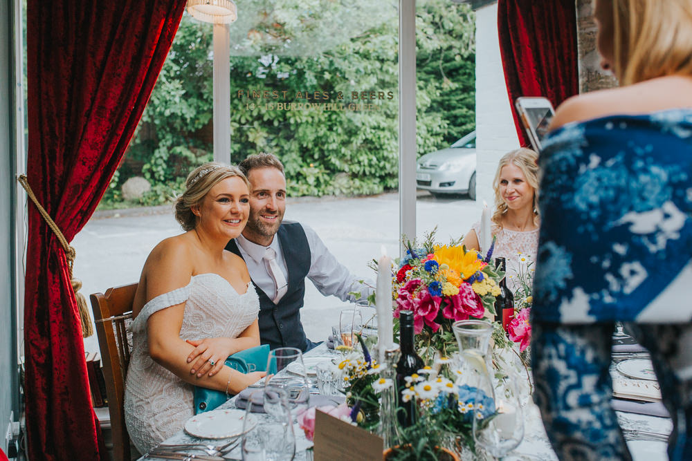 Colourful Bright Summer Pub Wedding Charlotte Razzell Photography