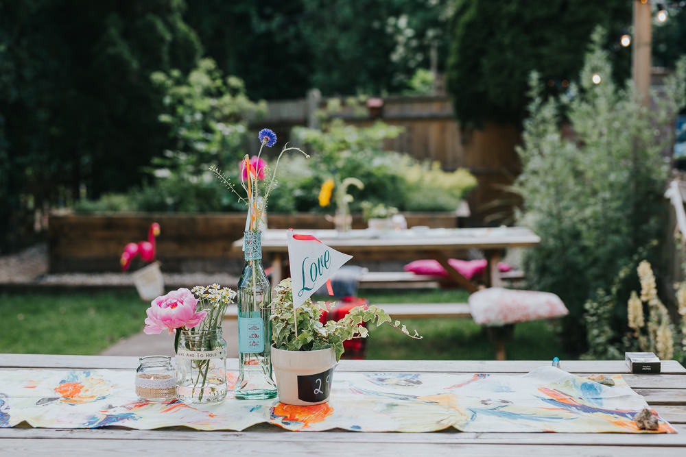 Colourful Bright Summer Pub Wedding Charlotte Razzell Photography
